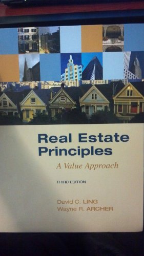 Stock image for Real Estate Principles : A Value Approach for sale by Better World Books