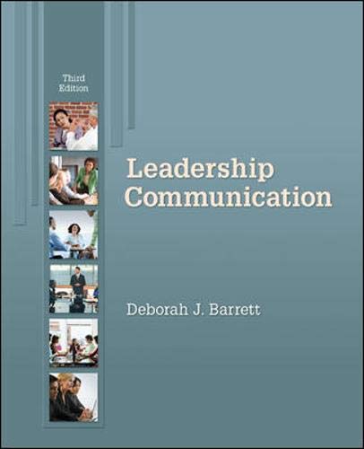 Stock image for Leadership Communication for sale by Indiana Book Company