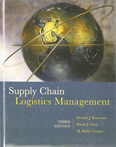 Imagen de archivo de Supply Chain Logistics Management (McGraw-Hill/Irwin Series Operations and Decision Sciences) a la venta por HPB-Red