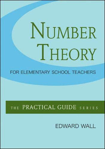 Beispielbild fr Number Theory for Elementary School Teachers zum Verkauf von BooksRun