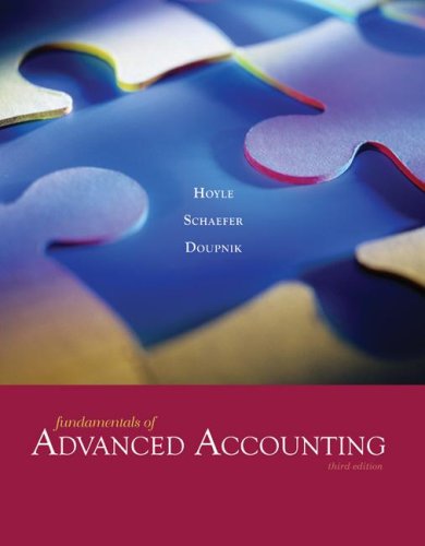 Stock image for Fundamentals of Advanced Accounting for sale by Irish Booksellers