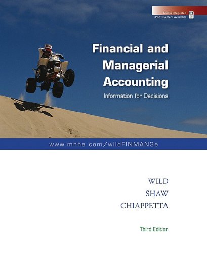 Stock image for Financial and Managerial Accounting for sale by BookHolders