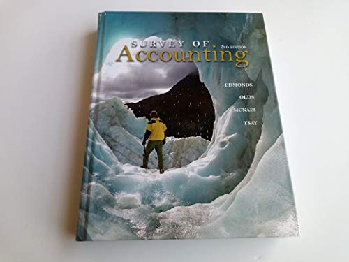 Beispielbild fr Survey of Accounting zum Verkauf von Wonder Book