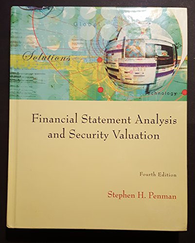 Beispielbild fr Financial Statement Analysis and Security Valuation zum Verkauf von Austin Goodwill 1101