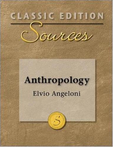 Beispielbild fr Classic Edition Sources: Anthropology zum Verkauf von Anderson Book