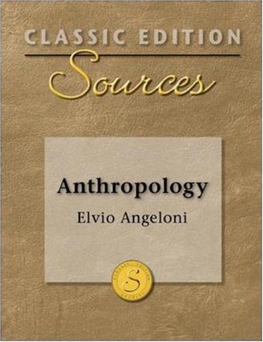 Imagen de archivo de Classic Edition Sources: Anthropology a la venta por Anderson Book