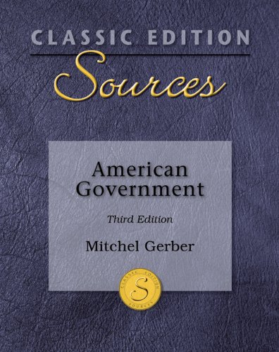 Imagen de archivo de Classic Edition Sources: American Government a la venta por BooksRun