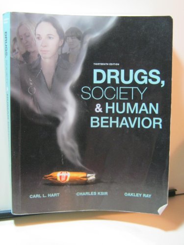 Beispielbild fr Drugs, Society, and Human Behavior zum Verkauf von Wonder Book