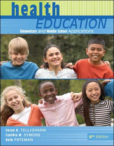 9780073380803: Health Education: Elementary and Middle School Applications