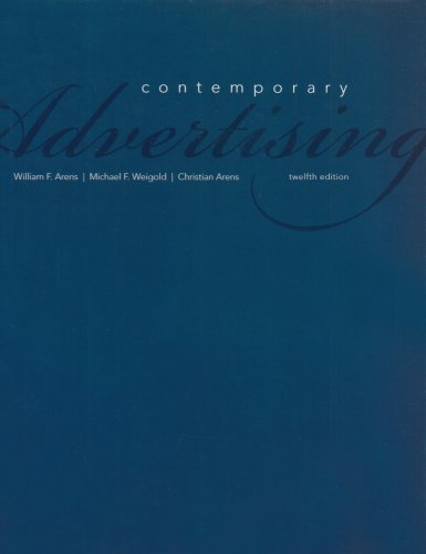 Imagen de archivo de Contemporary Advertising a la venta por Better World Books