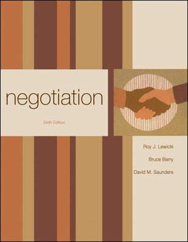 9780073381206: Negotiation