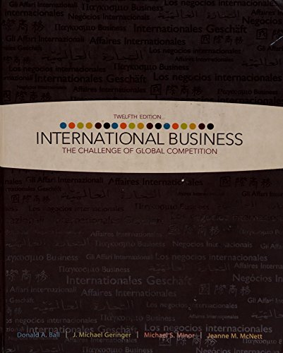 Stock image for International Business: The Challenge of Global Competition for sale by BooksRun