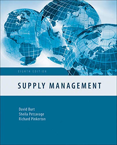 9780073381459: Supply Management (IRWIN OPERATIONS/DEC SCIENCES)