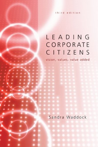 Stock image for Leading Corporate Citizens: Vision, Values, Value Added for sale by SecondSale