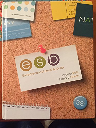 Entrepreneurial Small Business (9780073381572) by Jerome A. Katz; Richard P. Green