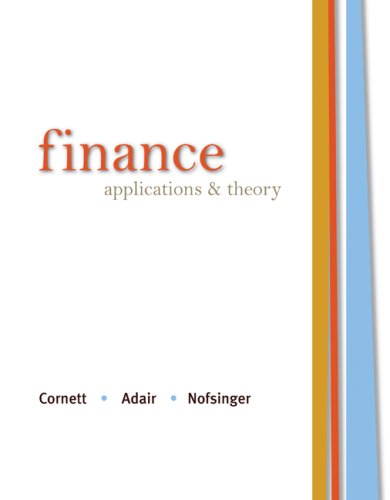 Stock image for Finance: Applications and Theory (McGraw-Hill/Irwin Series in Finance, Insurance and Real Estate (Hardcover)) for sale by ThriftBooks-Dallas