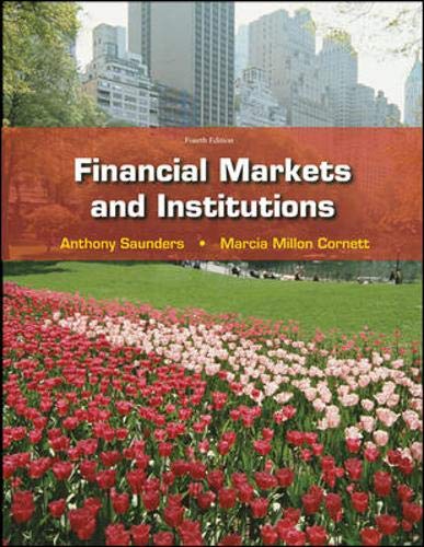 Stock image for Financial Markets and Institutions for sale by Better World Books