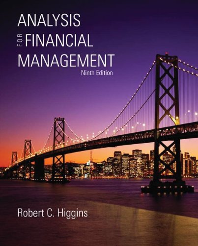 Beispielbild fr Analysis for Financial Management zum Verkauf von Big River Books