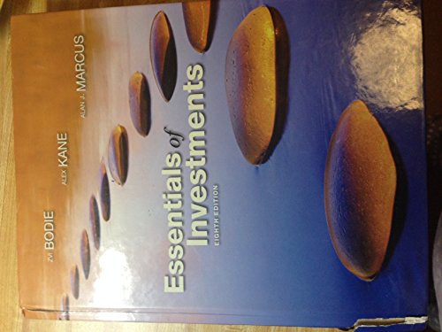 Stock image for Essentials of Investments (The Mcgraw-hill/Irwin Series in Finance, Insurance, and Real Estate) for sale by Wrigley Books