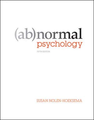 Beispielbild fr Abnormal Psychology zum Verkauf von BooksRun