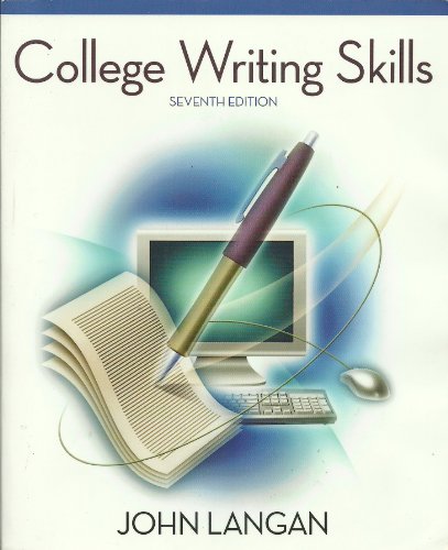 Beispielbild fr College Writing Skills zum Verkauf von Better World Books