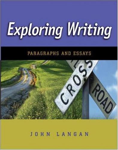 Stock image for Exploring Writing: Paragraphs and Essays for sale by ThriftBooks-Atlanta