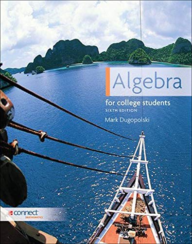 Imagen de archivo de Algebra for College Students a la venta por ThriftBooks-Dallas