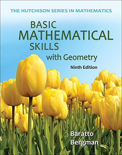 Imagen de archivo de Basic Mathematical Skills with Geometry (The Hutchison Series in Mathematics) a la venta por Zoom Books Company