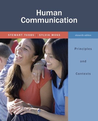 Beispielbild fr Human Communication: Principles and Contexts zum Verkauf von HPB-Red