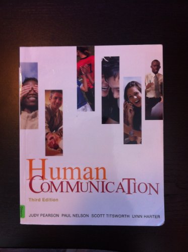 Immagine dell'editore per Human Communication venduto da Better World Books
