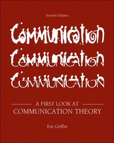 Imagen de archivo de A First Look at Communication Theory a la venta por SecondSale