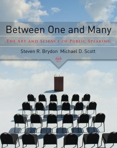 Stock image for Between One and Many: The art of science of public speaking for sale by BookHolders
