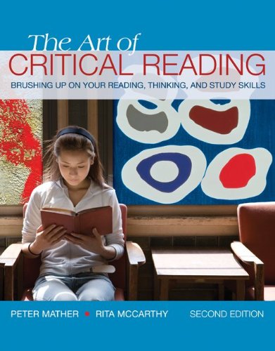 9780073385693: The Art of Critical Reading: Brushing Up on Your Reading, Thinking, and Study Skills