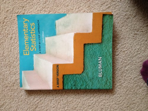 Beispielbild fr Elementary Statistics: A Step by Step Approach-A Brief Version, 6th Edition (With Data CD) zum Verkauf von New Legacy Books