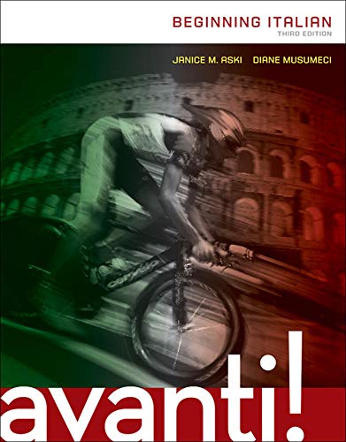 9780073386263: Avanti!: Beginning Italian