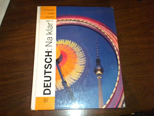 Stock image for Deutsch: Na klar! An Introductory German Course 6th Edition for sale by HPB-Red