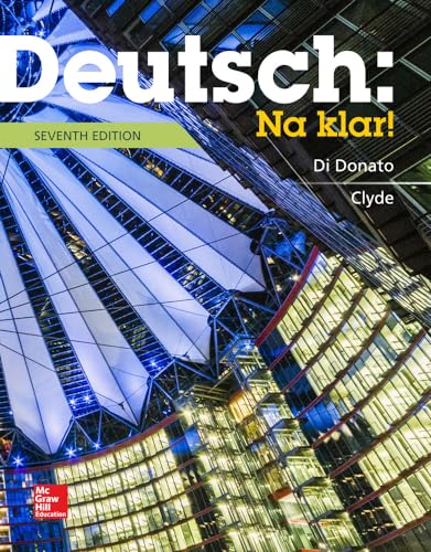 9780073386355: Deutsch: Na klar! An Introductory German Course (Student Edition)