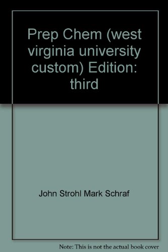 Stock image for prep chem (west virginia university) for sale by Irish Booksellers