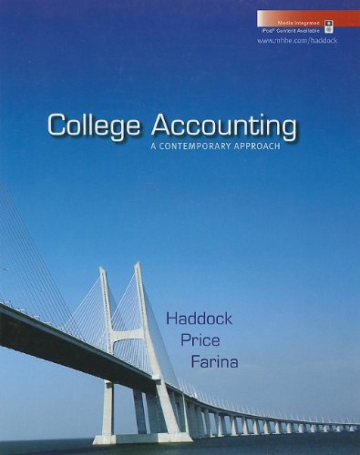 Stock image for College Accounting : A Contemporary Approach with Home Depot 2006 Annual Report for sale by Better World Books