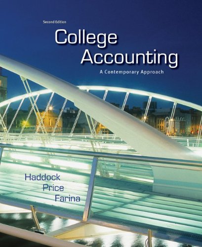 9780073396958: College Accounting: A Contemporary Approach