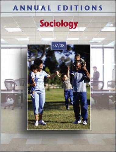 9780073397337: Annual Editions: Sociology 07/08