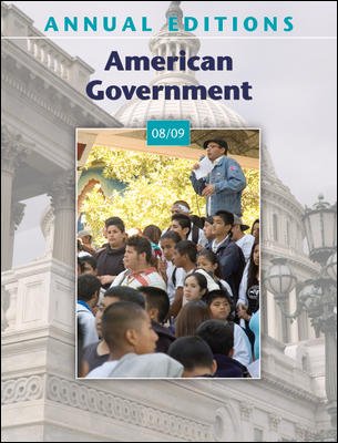 Stock image for Annual Editions: American Government 08/09 for sale by HPB-Red