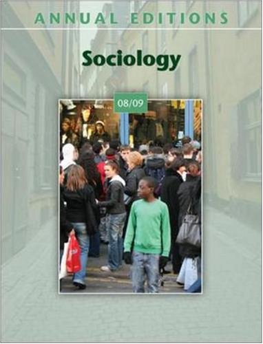 Stock image for Annual Editions: Sociology 08/09 for sale by The Book Cellar, LLC