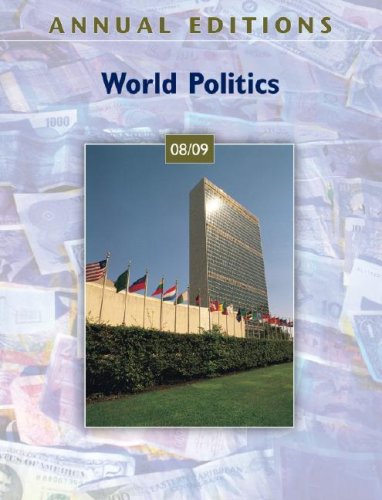 Imagen de archivo de World Politics 08/09 a la venta por Better World Books