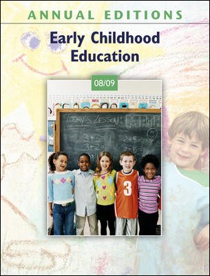 Stock image for Annual Editions: Early Childhood Education 08/09 for sale by Goodwill Books