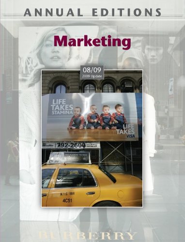 Stock image for Annual Editions Marketing 08/09, 2009 Update for sale by Defunct Books