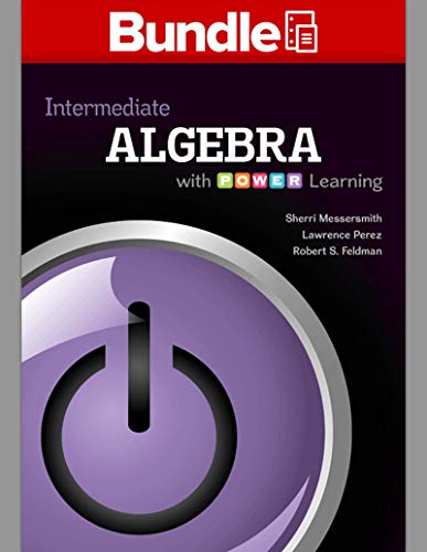 Stock image for Loose Leaf Version of Intermediate Algebra With P.O.W.E.R. Learning with Connect hosted by ALEKS Access Card for sale by Iridium_Books
