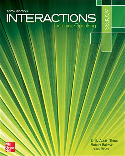 Stock image for Interactions Access Listening/Speaking Student Book for sale by BooksRun