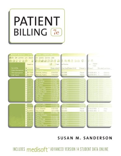 Imagen de archivo de Patient Billing a la venta por ThriftBooks-Dallas