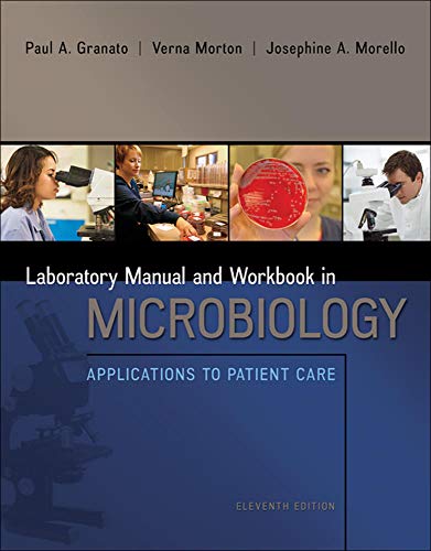 Imagen de archivo de Lab Manual and Workbook in Microbiology: Applications to Patient Care a la venta por HPB-Red